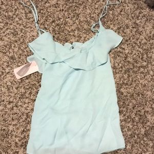 Blue tank top